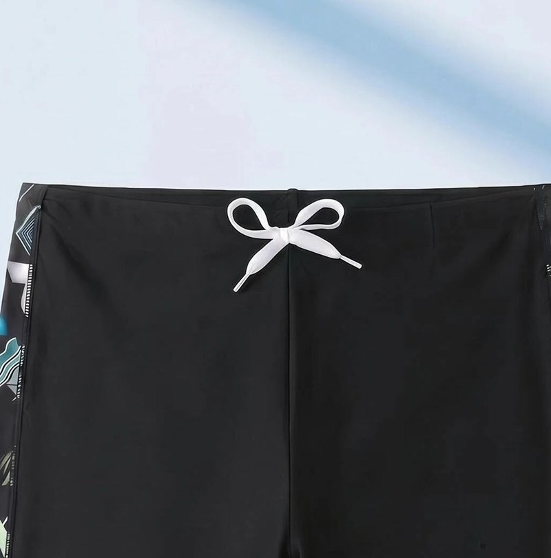 Jammer de natación para niño — negro con tiburón