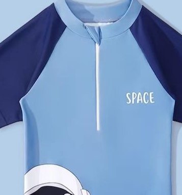 Traje de sol con cremallera para niño — astronauta