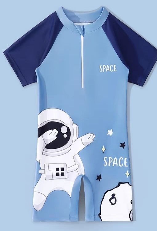 Traje de sol con cremallera para niño — astronauta