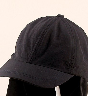 Kids' Legionnaire Sun Cap — Black