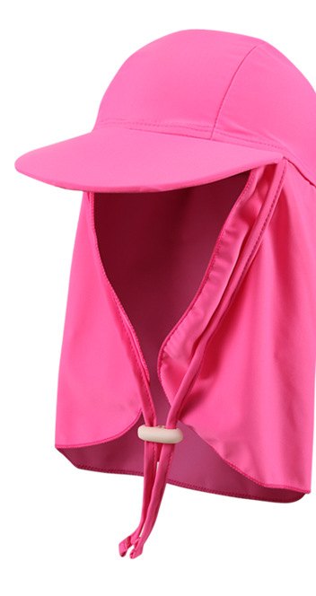 Kids' Legionnaire Sun Cap — Hot Pink