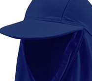 Kids' Legionnaire Sun Cap — Navy