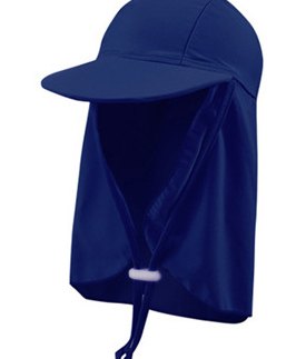Kids' Legionnaire Sun Cap — Navy