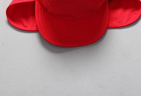 Kids' Legionnaire Sun Cap — Red