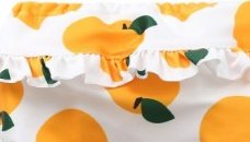 Pañal de natación reutilizable — naranjas