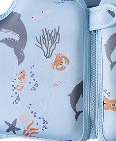 Chaleco flotador de espuma infantil — océano